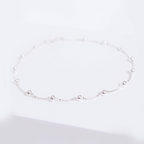 Pulseira de Prata 925 Veneziana Com Bolinhas
