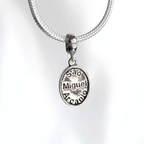 Berloque Medalha Arcanjo São Miguel Prata 925