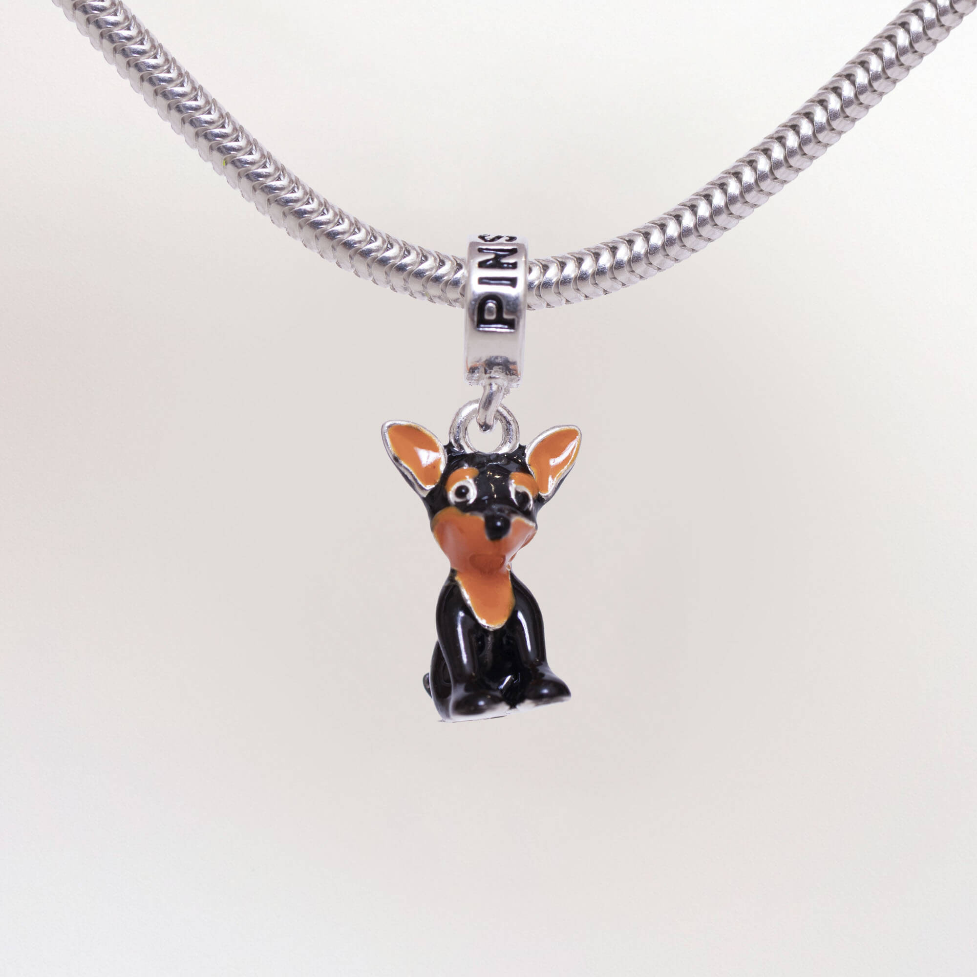 Berloque Cachorro Pinscher Prata 925