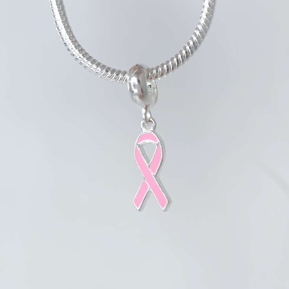 Berloque Símbolo da Cura Rosa Prata 925