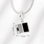 Berloque Notebook Prata 925
